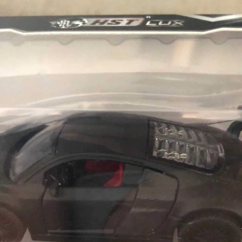 Black Die-Cast Sports Car 1:36 Model
